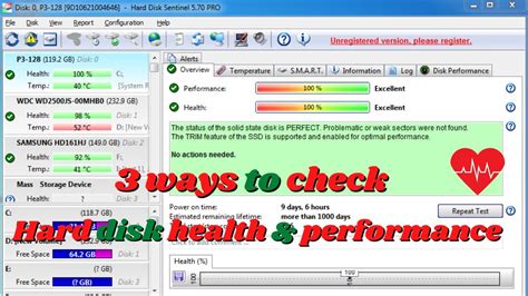 how to test the health of your hard disk ubuntu|check disk health tool.